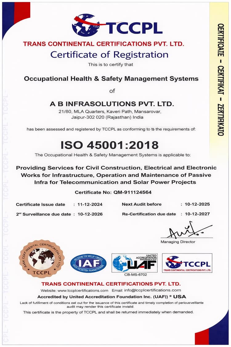 Company certificate